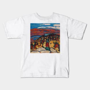 Landscape no. 26 by Marsden Hartley, circa 1909-1910 Kids T-Shirt